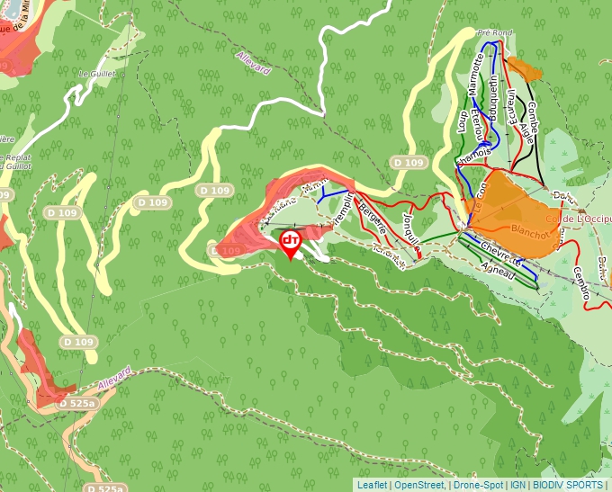 Carte Géoportail pour les drones de loisir