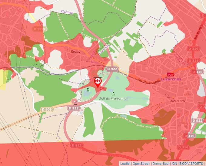 Carte Géoportail pour les drones de loisir