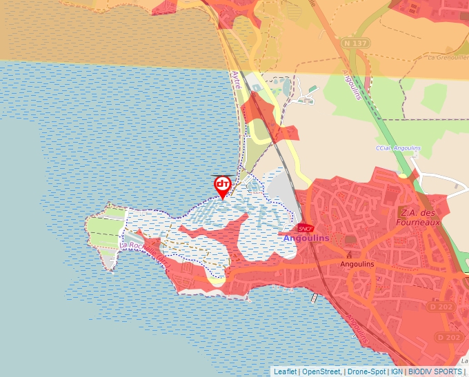 Carte Géoportail pour les drones de loisir