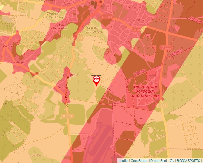 Carte Géoportail pour les drones de loisir