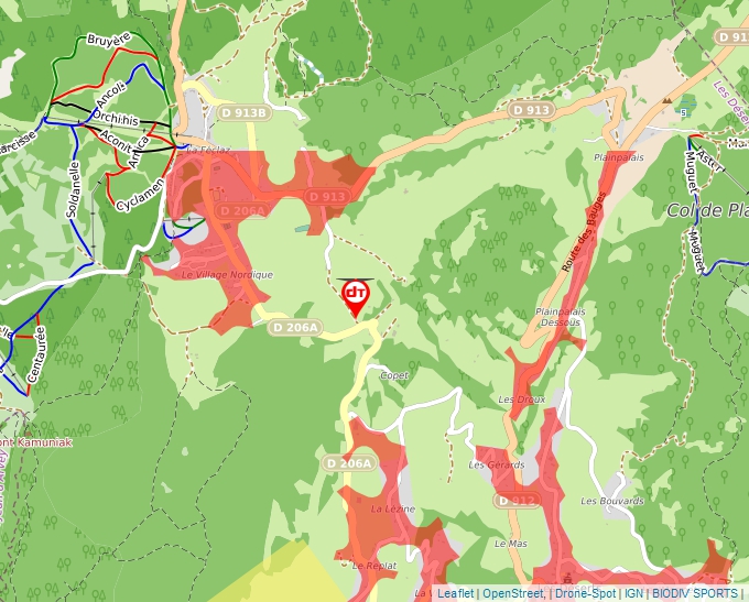 Carte Géoportail pour les drones de loisir