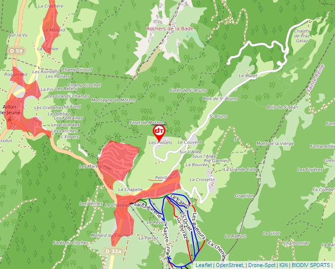 Carte Géoportail pour les drones de loisir