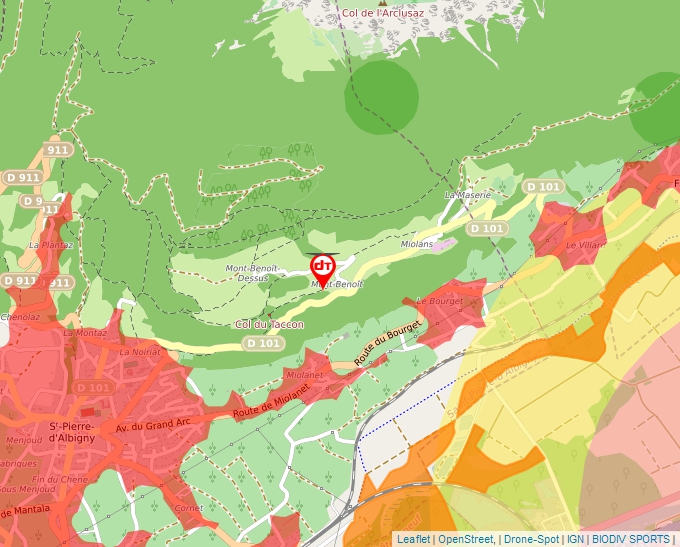 Carte Géoportail pour les drones de loisir