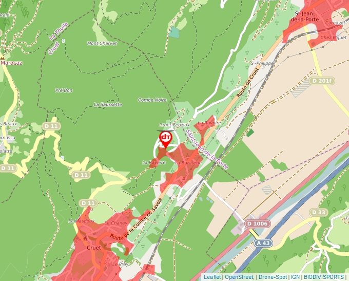 Carte Géoportail pour les drones de loisir