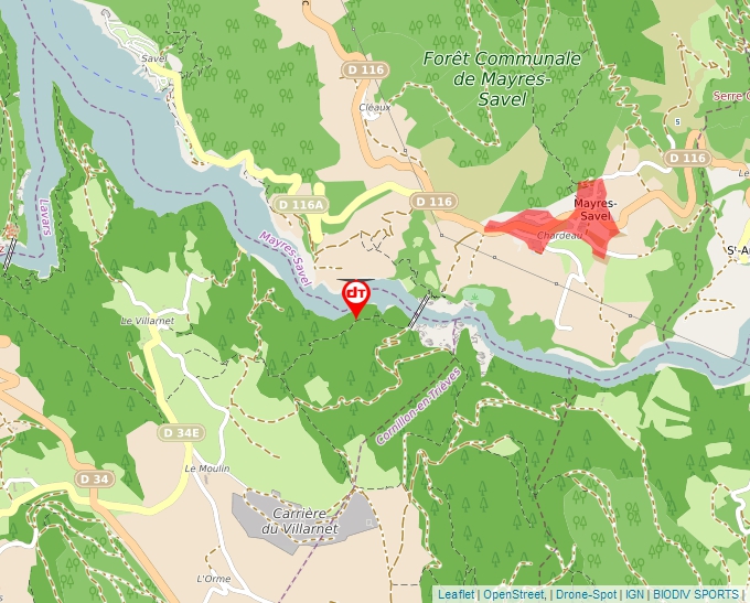 Carte Géoportail pour les drones de loisir