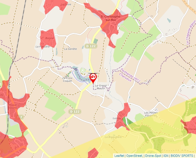 Carte Géoportail pour les drones de loisir