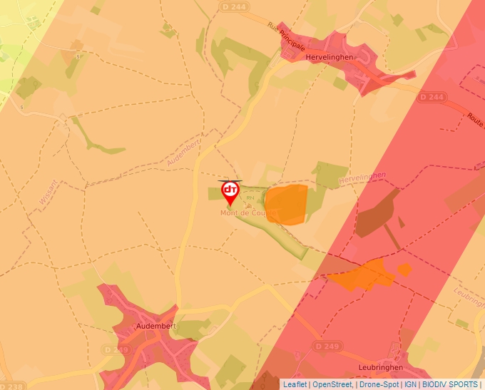 Carte Géoportail pour les drones de loisir