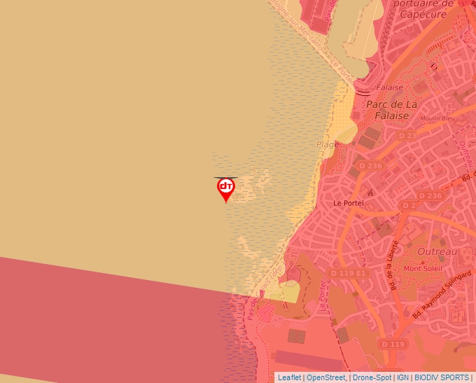 Carte Géoportail pour les drones de loisir