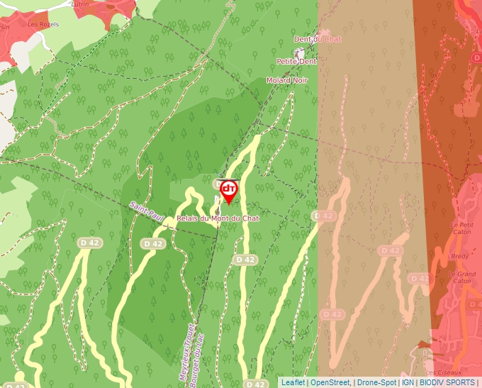 Carte Géoportail pour les drones de loisir