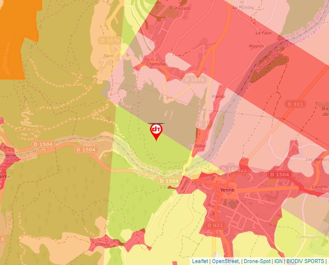Carte Géoportail pour les drones de loisir