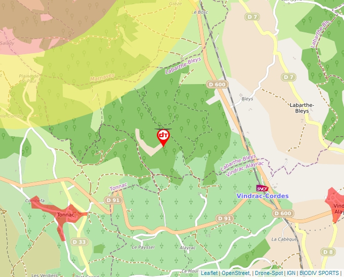 Carte Géoportail pour les drones de loisir