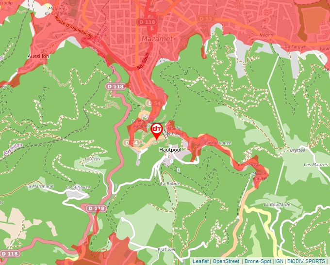 Carte Géoportail pour les drones de loisir