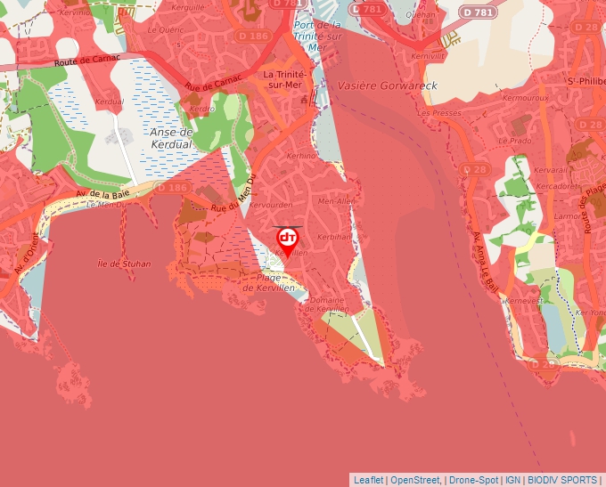 La carte GeoPortail
