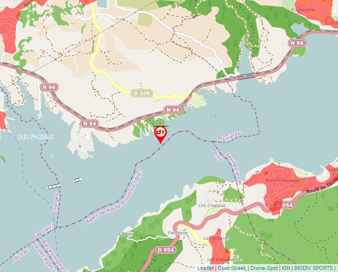 Carte Géoportail pour les drones de loisir