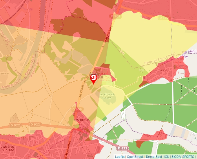 Carte Géoportail pour les drones de loisir