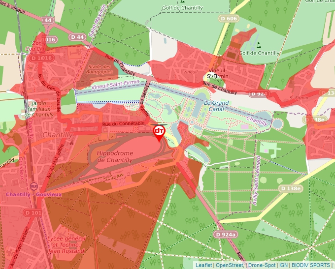 Carte Géoportail pour les drones de loisir