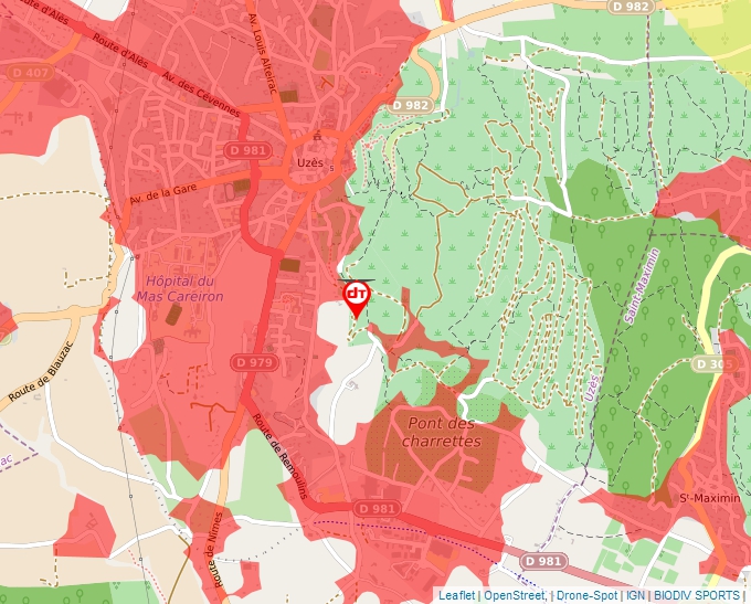 La carte GeoPortail