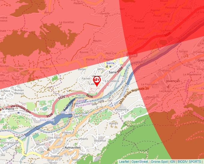 Carte Géoportail pour les drones de loisir