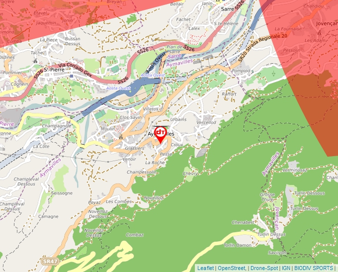 Carte Géoportail pour les drones de loisir