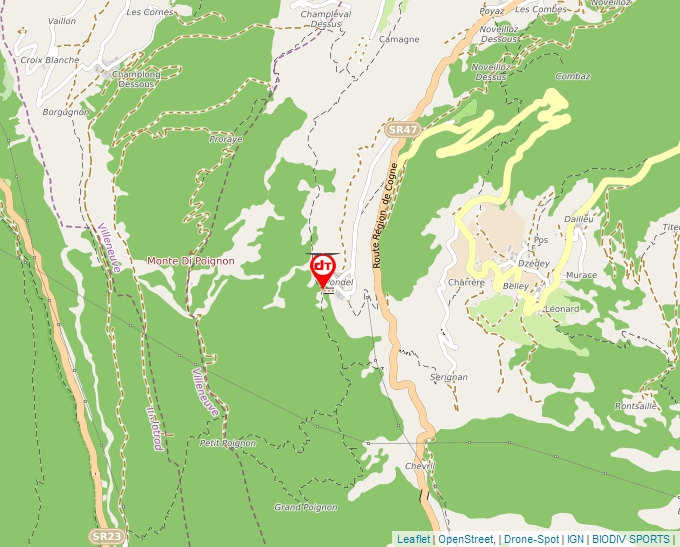 Carte Géoportail pour les drones de loisir