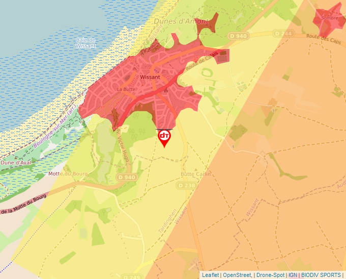 Carte Géoportail pour les drones de loisir