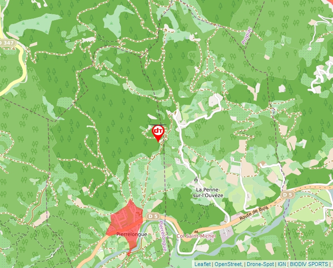 Carte Géoportail pour les drones de loisir