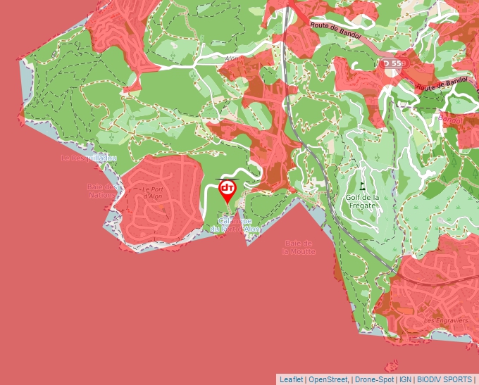 La carte GeoPortail