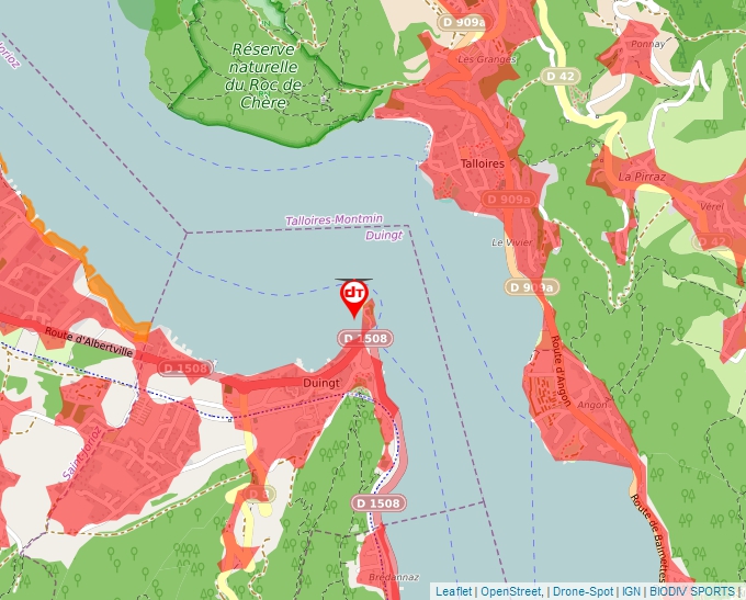 La carte GeoPortail