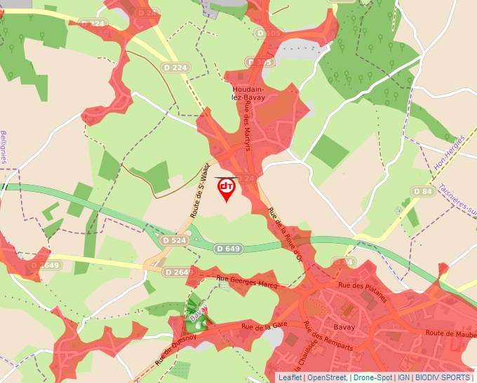 Carte Géoportail pour les drones de loisir