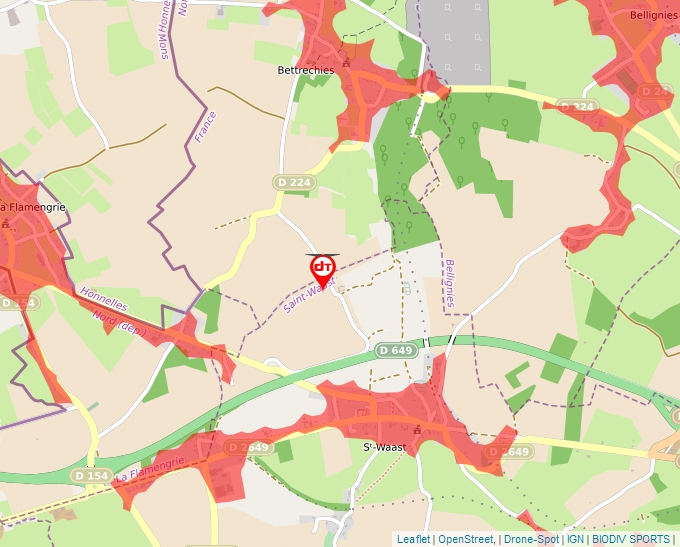 Carte Géoportail pour les drones de loisir