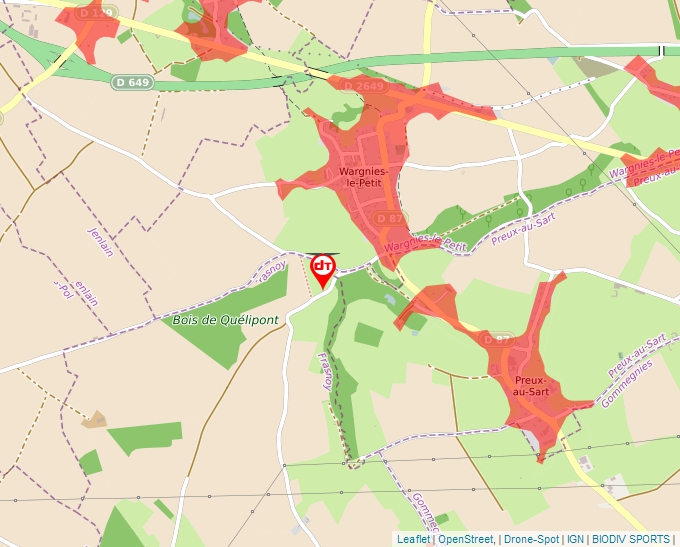 Carte Géoportail pour les drones de loisir