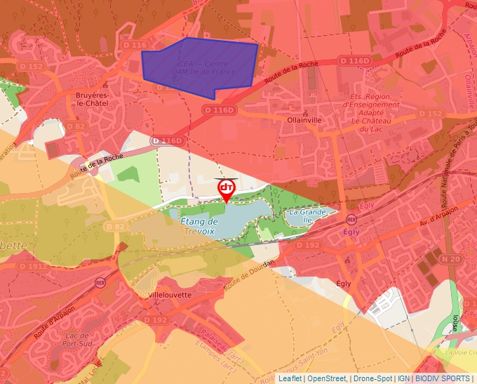 Carte Géoportail pour les drones de loisir