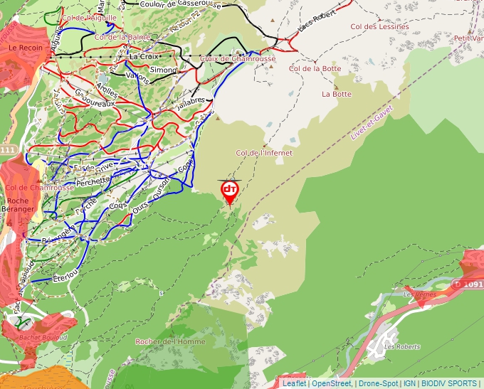 Carte Géoportail pour les drones de loisir