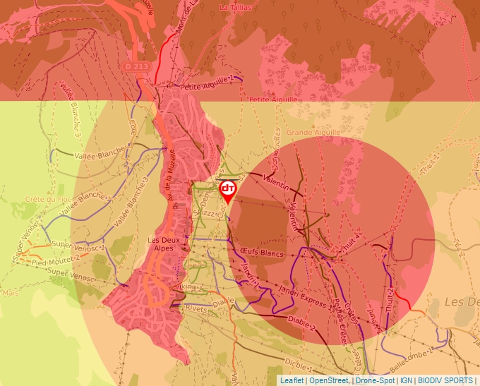 Carte Géoportail pour les drones de loisir