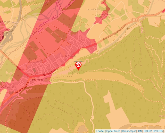 Carte Géoportail pour les drones de loisir