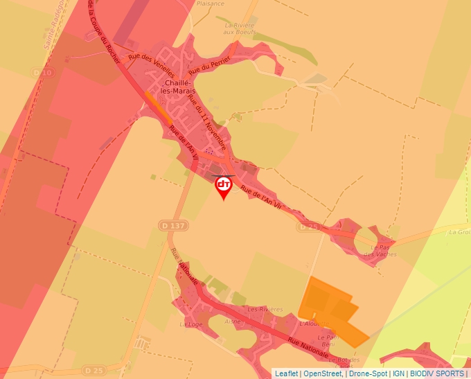 Carte Géoportail pour les drones de loisir