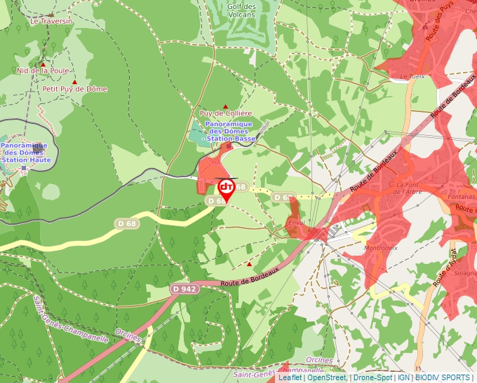 Carte Géoportail pour les drones de loisir