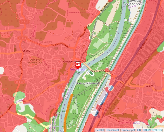 La carte GeoPortail