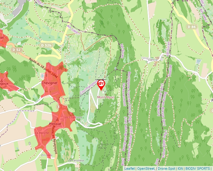 La carte GeoPortail
