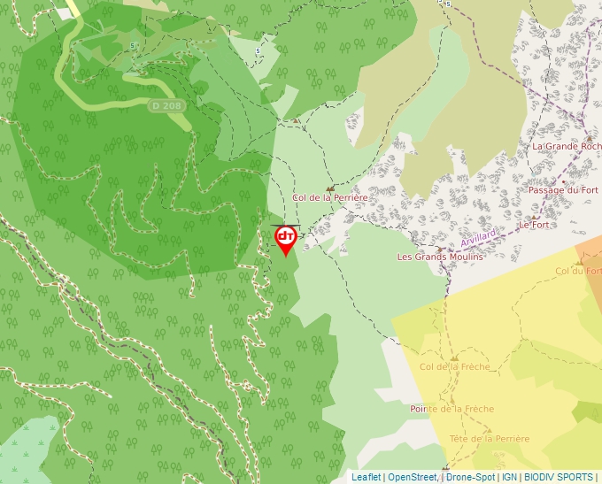 Carte Géoportail pour les drones de loisir