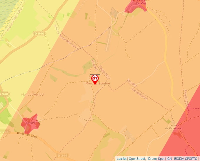 Carte Géoportail pour les drones de loisir