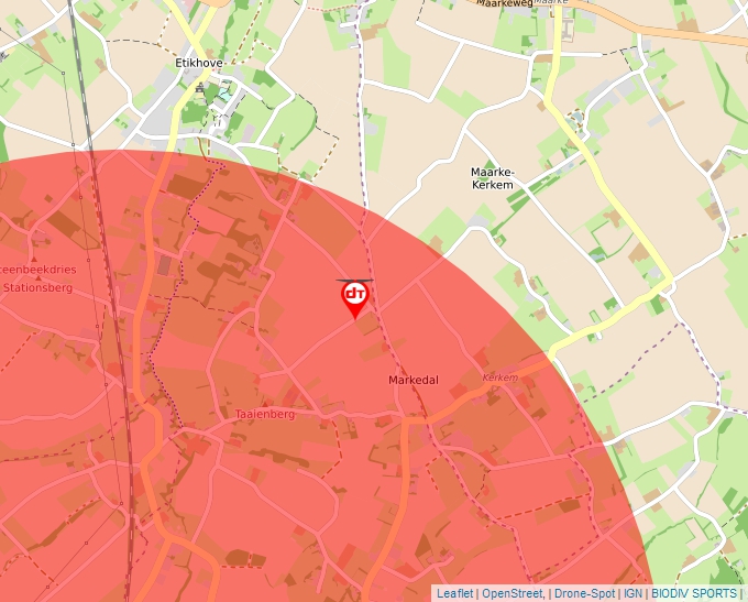 Carte Géoportail pour les drones de loisir